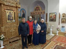 Министр культуры Тульской области Татьяна Рыбкина в селе Мокрый Корь. 12 октября 2019 года.