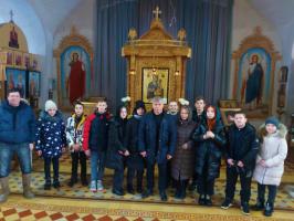 На уроке по Основам духовно-нравственной  культуры России.
