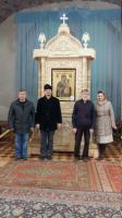 Изготовлен напольный киот для чудотворной Мокринской иконы Пресвятой Богородицы в храм Рождества Христова села Мокрый Корь.